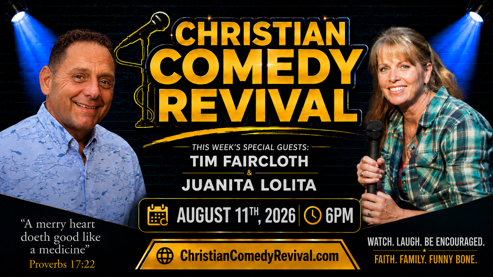 Featuring Tim Faircloth & Juanita Lolita nameplate