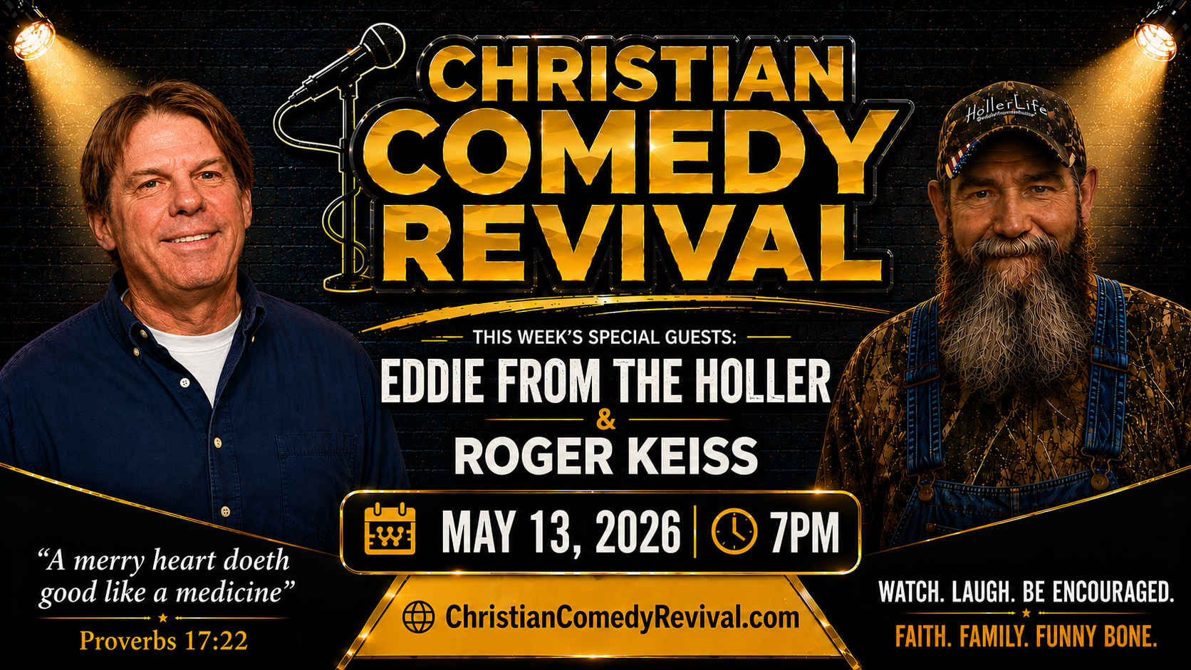 Featuring Eddie From The Holler & Roger Keiss nameplate