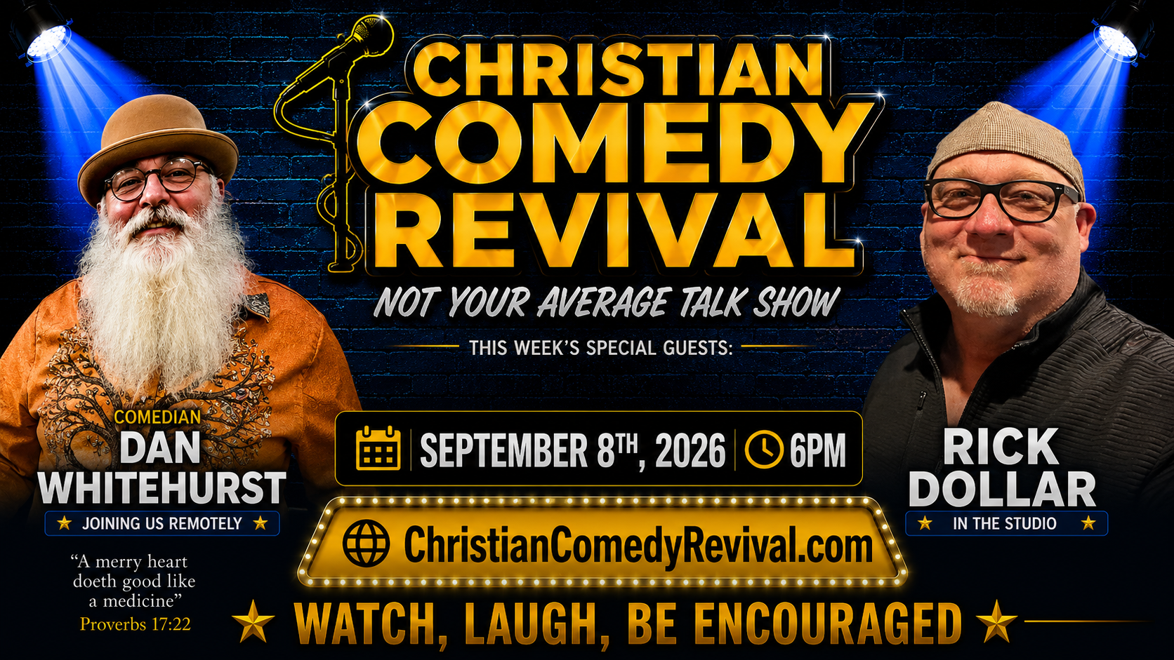 Featuring Dan Whitehurst & Rick Dollar nameplate